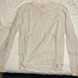 J Crew long sleeve white T-shirt in medium